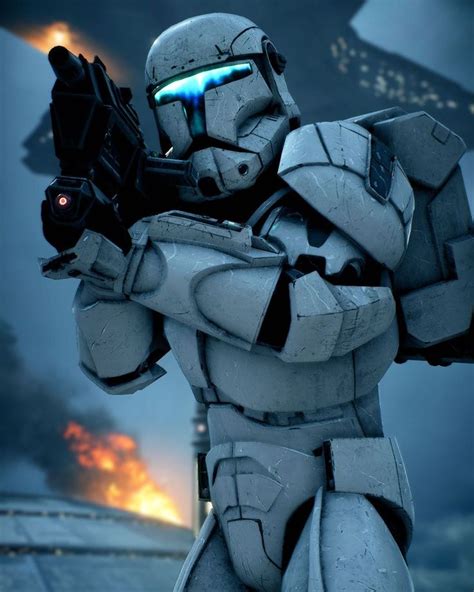 The Clone Commando Ready To Assist Starwars Battlefront