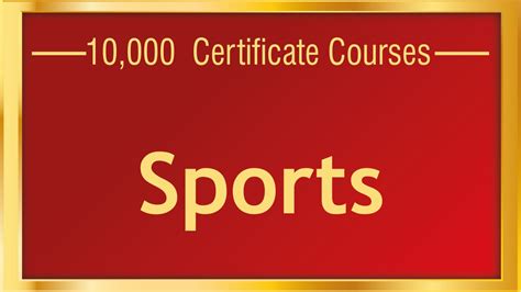 Sports 251 Courses Medical And Fitness Certifications