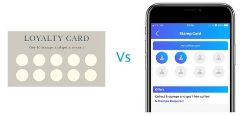 Traditional Card Based Vs Digital Loyalty Programs Reward Stamp App
