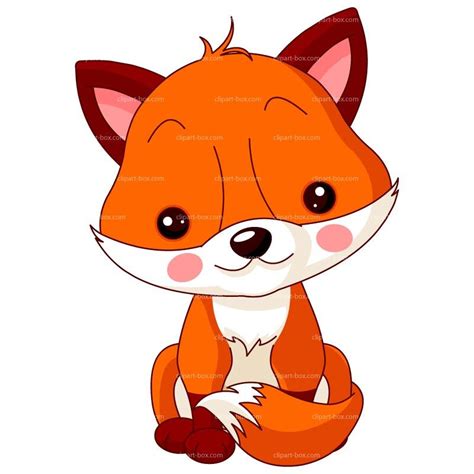 Clipart Baby Fox Royalty Free Vector Design Clipart Bebê Animais