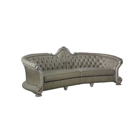 Dresden Sofa 58170 Pu And Vintage Bone White By Acme Woptions