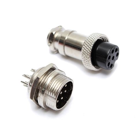 Accessories aviation connector plug socket waterproof 2pin connector automotive. 2-8 Pins Microphone Female Aviation Plugs + Male Chassis ...