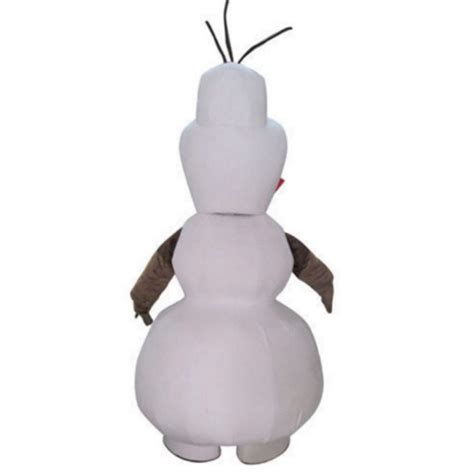 Adult New Smiling Olaf Mascot Costume Snowman Clothing Cartoon
