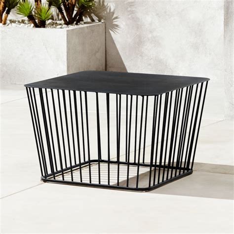 Relax with modern outdoor accent tables. Black Wire Coffee Table + Reviews | Wire coffee table ...
