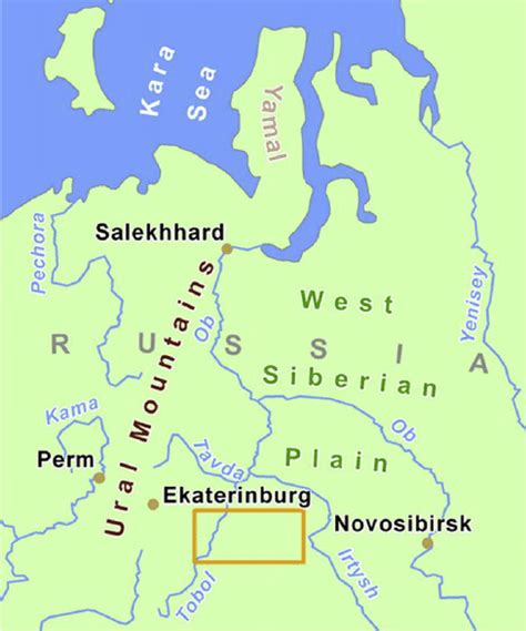 Location Map Of The Study Area Sw West Siberia Download Scientific