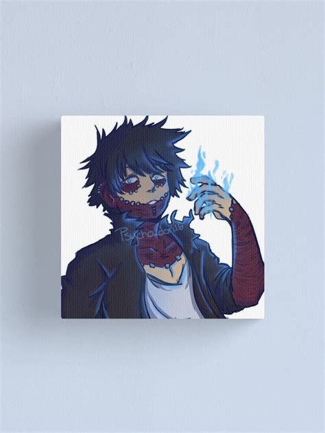 Dabi My Hero Academia Canvas Print For Sale By Psychodon16 Redbubble