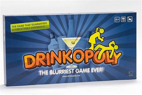 modern manufacture monopoly drinking game drinkopoly board game party drinking board game adult