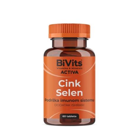 BiVits Activa Cink Selen 60 Tableta Lilly Drogerie OnLine