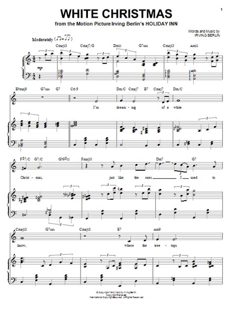 Christmas carols sheet music for piano, voice or other instruments. White Christmas Sheet Music | Michael Buble | Piano & Vocal