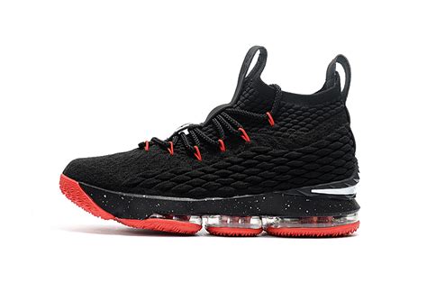 Nike Lebron 15 Blackred Mens Basketball Shoes