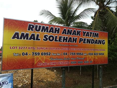 Lembaga pengurusan & kebajikan anak yatim miskin (payasum) km 18, paya rumput jaya, 76300 sungai udang, melaka tel : Papan tanda hadapan komplek Rayas Pendang,Kedah ~ Rumah ...