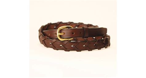 Tory Leather 34 Laced Leather Belt With Equestriancollections