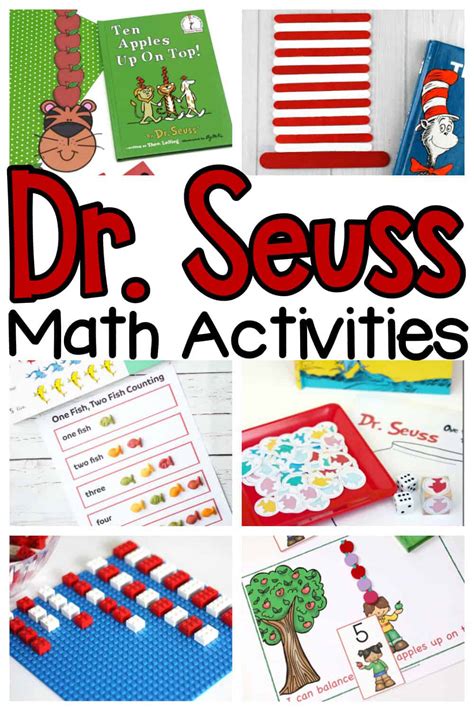 Dr Seuss Math Dr Seuss Preschool Activities Dr Seuss