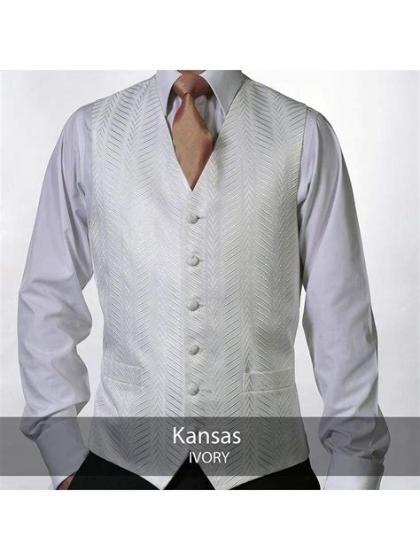 Heirloom Kansas Mens Ivory Luxury Waistcoat Hire5 Menswear