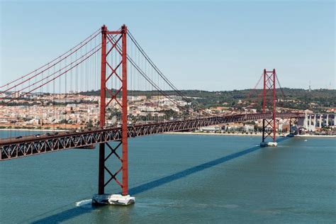 Red Bridge Lisbon Portugal Stock Photos Download 2060 Royalty Free