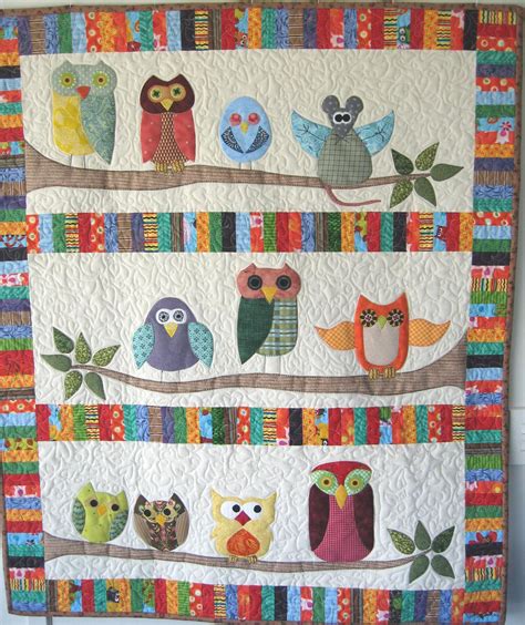 Owl Quilt Pattern Free Web The Little Owl Quilt Pattern Is Perfect For