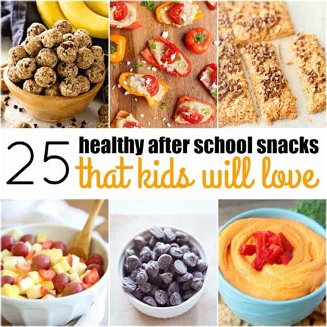 25 Healthy After School Snacks That Kids Will Love ⋆ Real ...