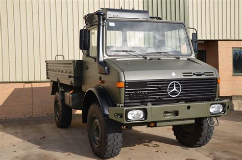 Mercedes Unimog U1300l 4x4 Drop Side Cargo Truck For Sale Military
