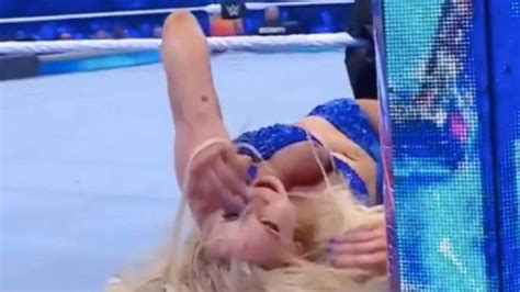 That S So Unfortunate Charlotte Flair Suffers Nip Slip Wardrobe