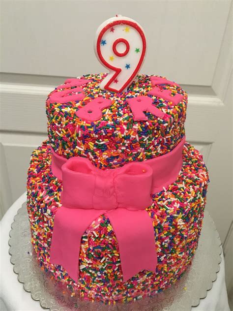 Rainbow Sprinkle Birthday Cake Sarahs Sweet Shop Eatonville Fl