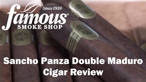 Sancho Panza Double Maduro Cigars Famous Smoke Shop Youtube