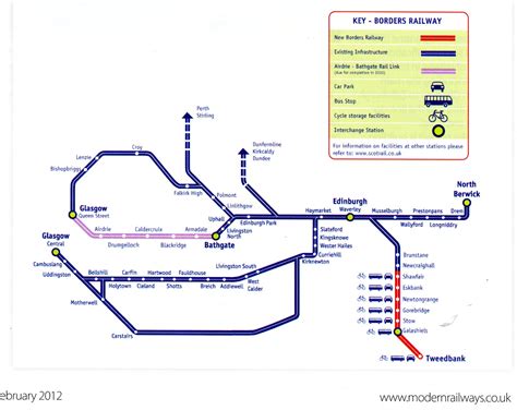 Scotland And Scotrail Train Rail Maps