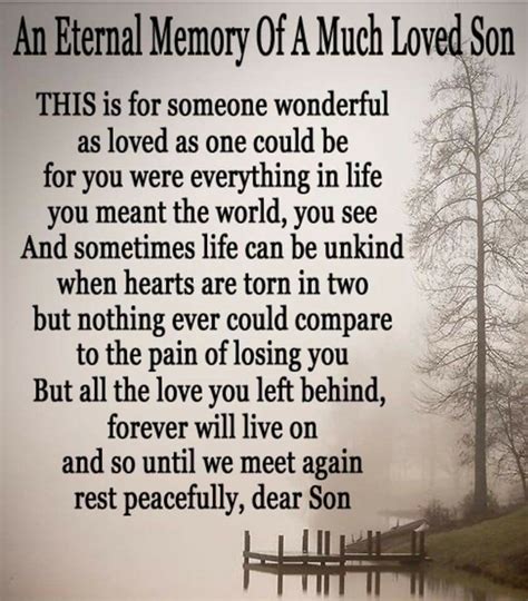 Poem For My Son Missing My Son I Love My Son Son Poems Grief Poems