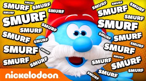 Every Time The Smurfs Say Smurf 🔵 Nickelodeon Cartoon Universe Youtube