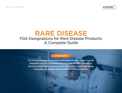 Fda Designations For Rare Disease Products A Complete Guide To Orphan