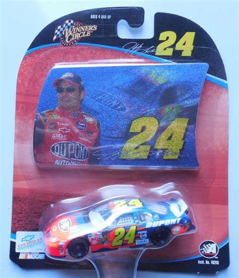 For nascar fans, a lot of history and some big surprises. 2004 Winner's Circle Jeff Gordon #24 Dupont Nascar 1:64 ...