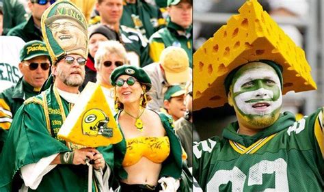 Packer Cheese Head Fans Green Bay Packers Fans Green Bay Packers