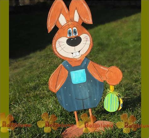 5 osterhasen aus ton töpfern. Osterhasen Aus Holz Vorlagen Kostenlos Einzigartig ...