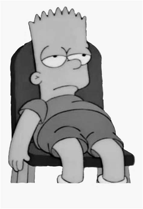 Bart Simpson Sitting Down
