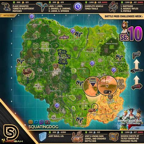 The fortnite battle royale collection battle bus is the ultimate way to display your 2 figures. Fortnite Season 6, Week 10 Challenges and Tips for ...