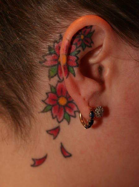 Feminine Ear Tattoos For Girls Design Ideas Que La