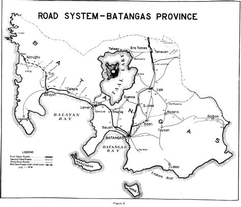 Map Of Batangas Road System C Batangas History Culture And Folklore