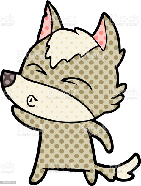 Cartoon Wolf Whistling Stock Illustration Download Image Now Animal