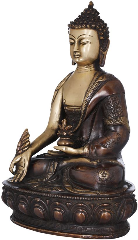 12 Tibetan Buddhist Deity Medicine Buddha In Brass Handmade Made