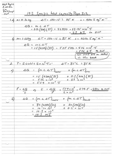 Aqa A Level Physics Answers To The Summary Questions Chapter 19