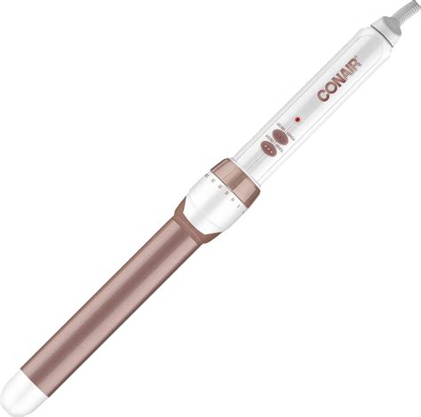 Conair Double Ceramic Curling Wand 1 Inch White Rose Gold Amazon