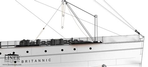 Hmhs Britannic Oceanliner Designs Illustration
