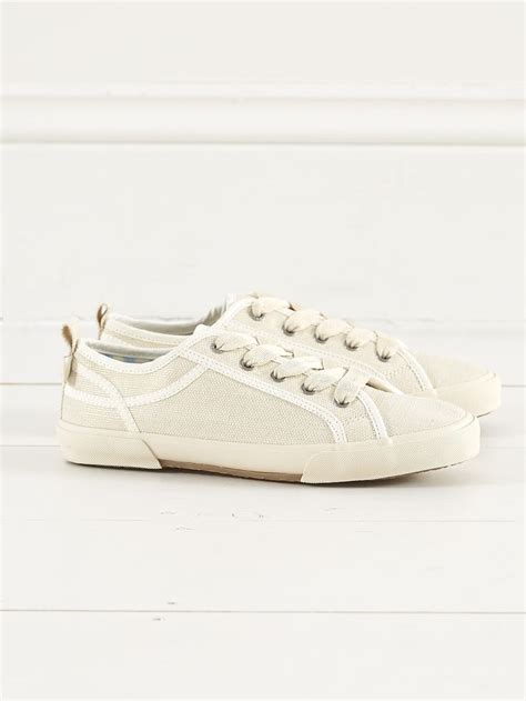 Darcy Metallic Lace Up Trainer Shoes And Boots White Stuff Casual