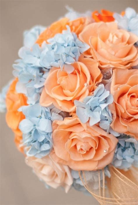 Wonderful Blue And Orange Bouquet Ideas 25 Best Bouquet Picture