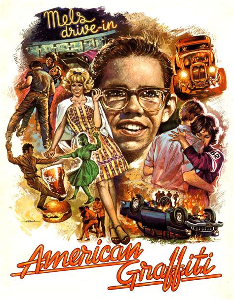 American Graffiti 1973 Movie Poster 8x10 Ebay