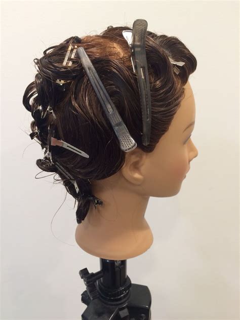 Finger Wave With Pin Curls Pin Curls Finger Waves Hair Wrap