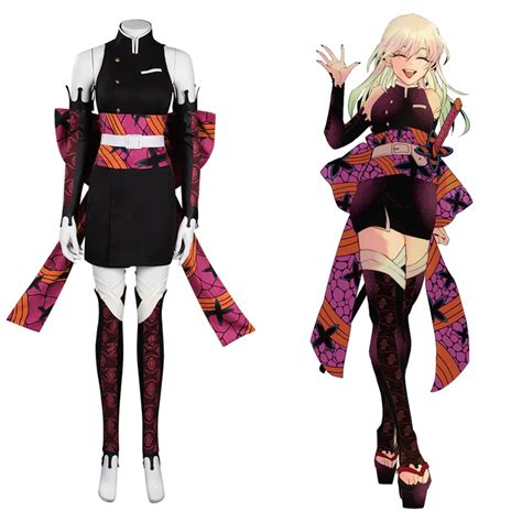 Demon Slayer Kimetsu No Yaiba Daki Halloween Carnival Suit Cosplay Cos