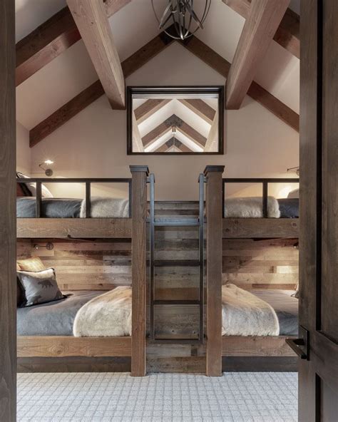 Pin By Pinner On Bed And Breakfast Cabin Interiors House Bunk Bed