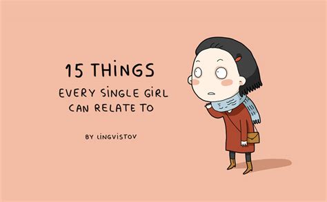 15 Things That Single Girls Can Relate To By Lingvistov