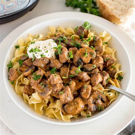 Beef Stroganoff Instant Pot Recipe Pressure Cooking Today