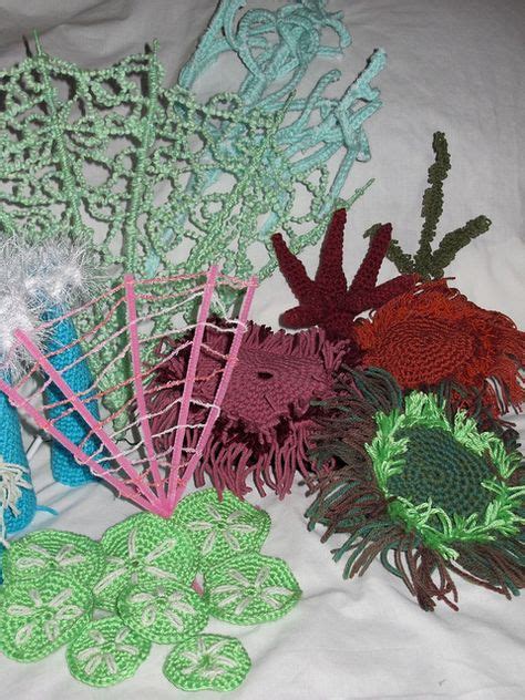 160 Ideias De Crochet Coral Reef Crochê Formas De Crochet Arte De